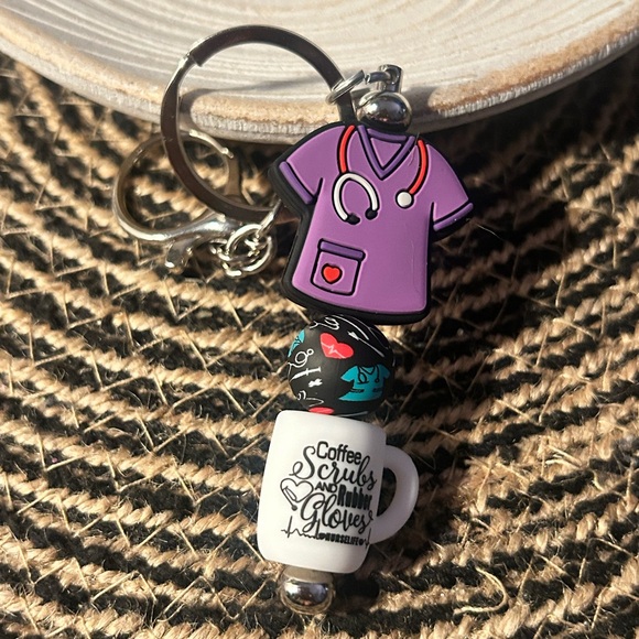 Hand Crafted Accessories - Nurse keychain